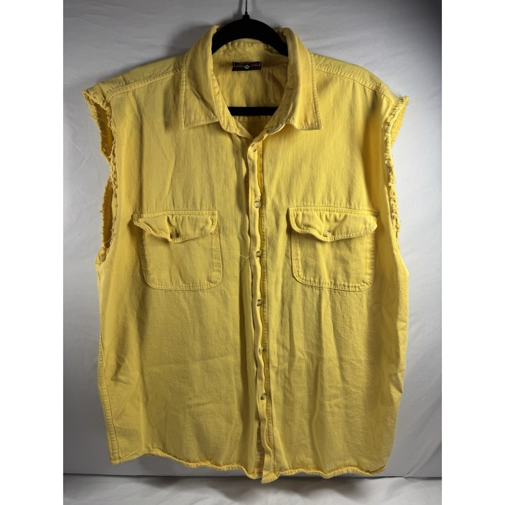 Biker  Design" 100% cotton Mens  Bottom Up Shirt/vest in size XL